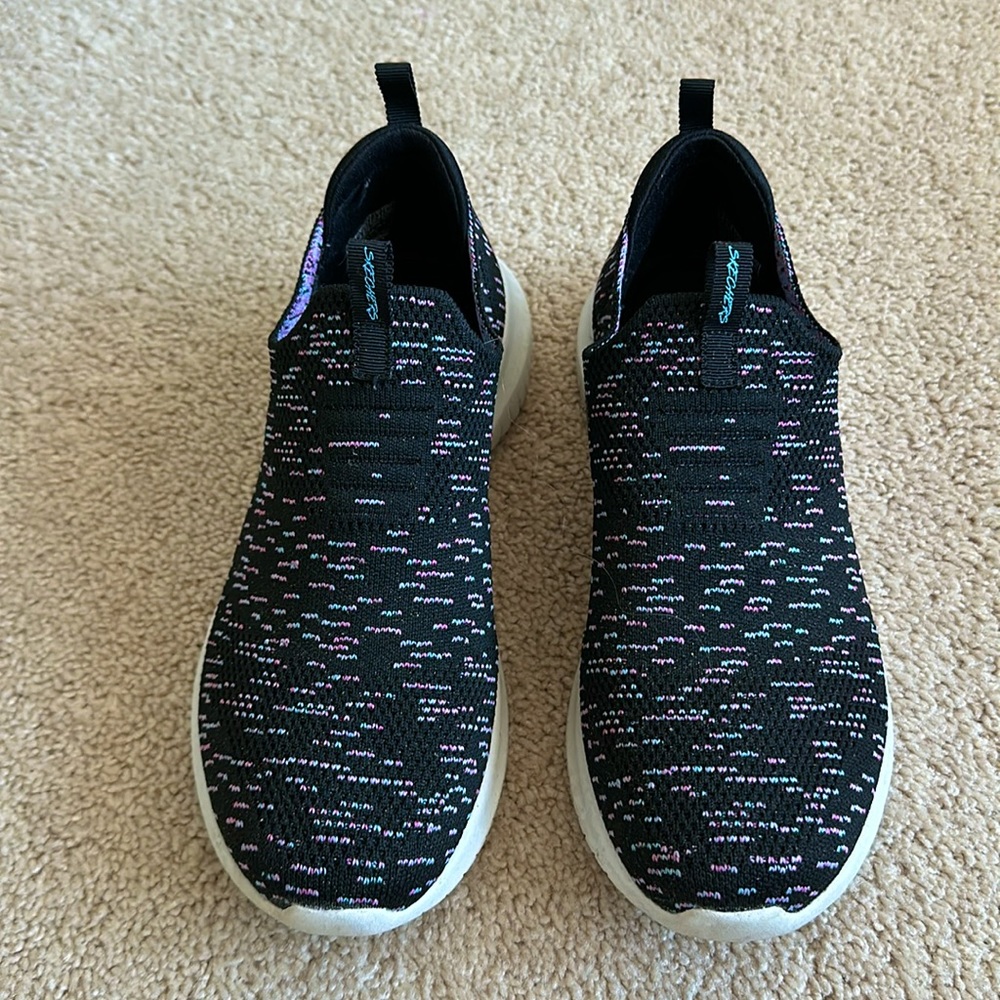SKECHERS air cooled, memory foam slip on sneakers
